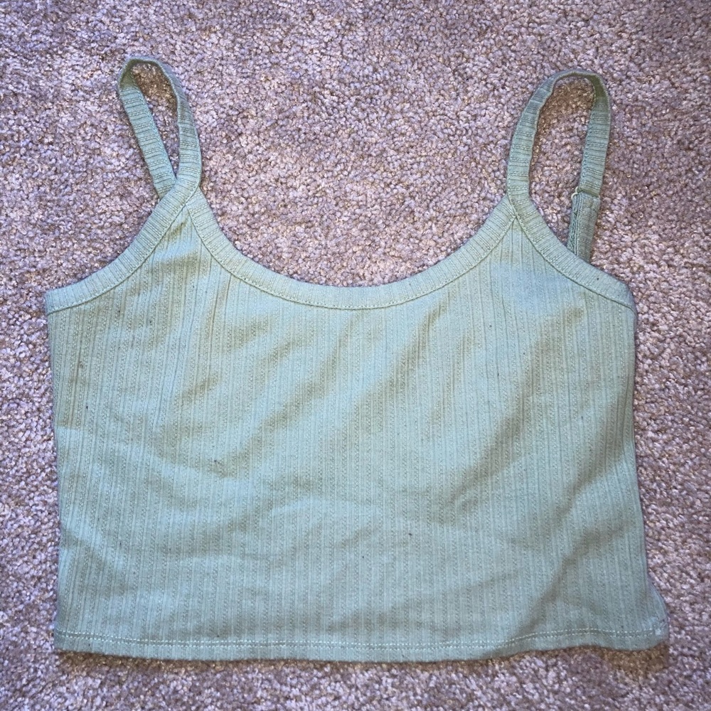 sage green tank top from Heart & Hips, size large